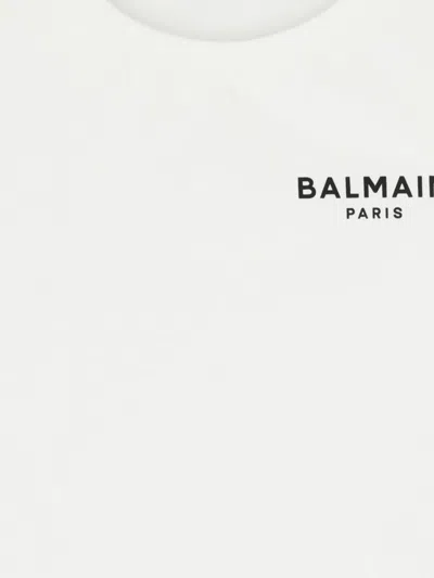 Balmain Logo T-shirt In White