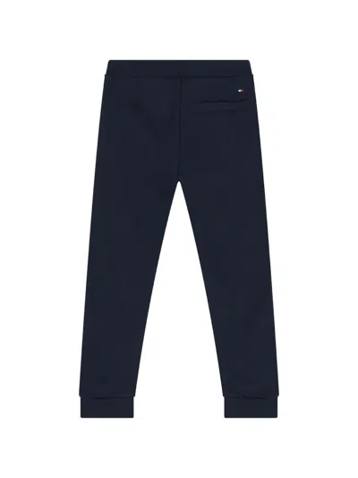 Tommy Hilfiger Junior Drawstring Logo-detail Tracksuit Bottons In Blue