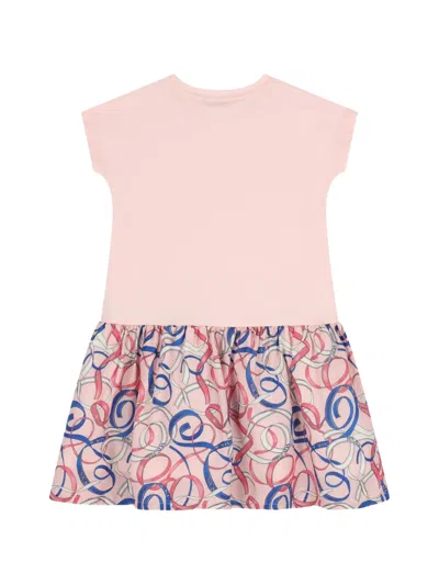 Escada Graphic-pattern Dress In Pink