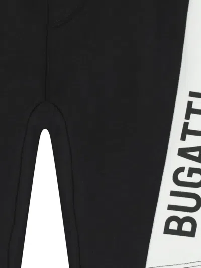 Bugatti Drawstring Logo Shorts In Black