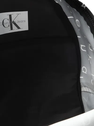 Calvin Klein Logo-print Backpack In Black