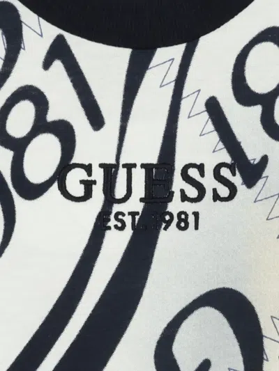 Guess Logo-pattern T-shirt In Multi