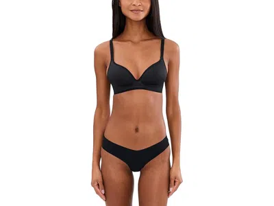 Commando Flex Tech Wireless Seamless Bra In Black