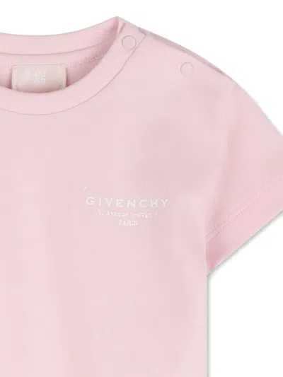 Givenchy Logo-detail T-shirt In Pink