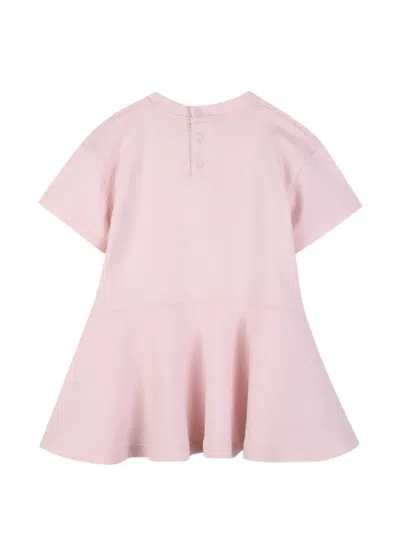 Givenchy Cotton Logo Dress In Pink