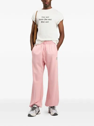 Palm Angels Statement Print T-shirt In White