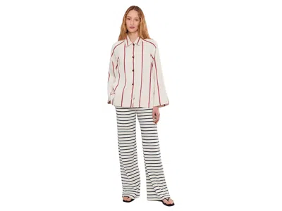 Faherty Surfside Pants Salt Air Stripe In Multi