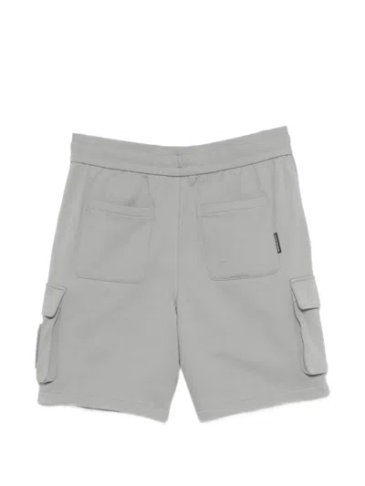 Moose Knuckles Drawstring Cargo Shorts In Gray