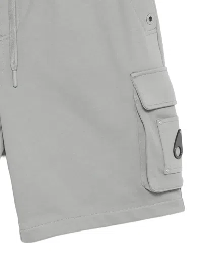Moose Knuckles Drawstring Cargo Shorts In Gray