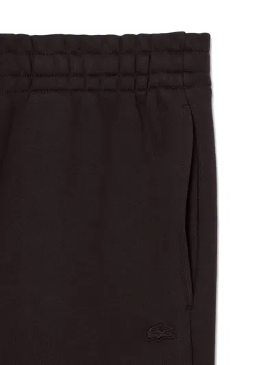 Lacoste Drawstring Track Pants In Burgundy
