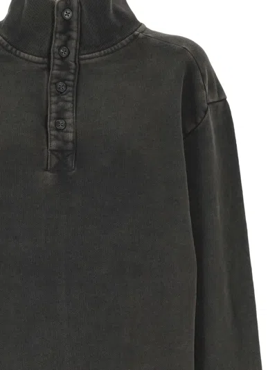 Entire Studios Buttoned Sweater In Black