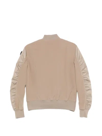 Blauer Patch Bomber Jacket In Brown