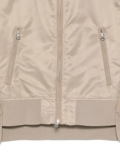 Blauer Patch Bomber Jacket In Brown