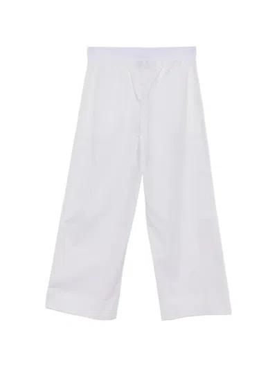 Alpha Studio Flared Trousers In White