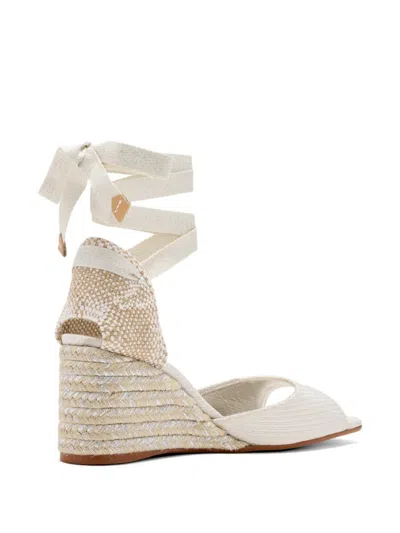 Castañer Brittany Wedge Espadrilles In Neutral