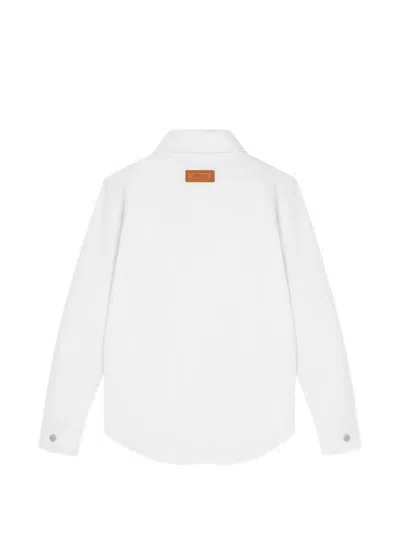 Versace Buttoned Pocket Jacket In White