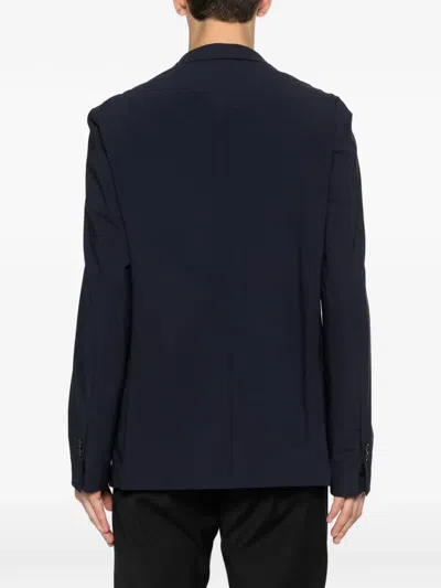 P.m.d.s Double-breasted Blazer In Black