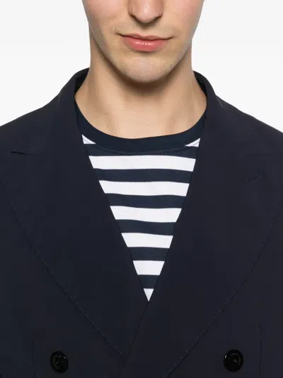 P.m.d.s Double-breasted Blazer In Black