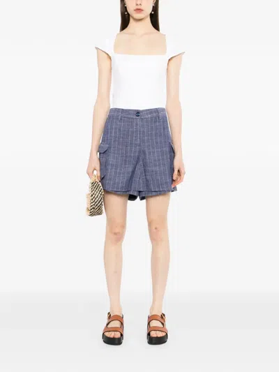 Blaklace Prinstripes Cargo Shorts In Multi