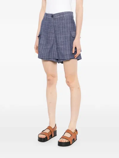 Blaklace Prinstripes Cargo Shorts In Multi