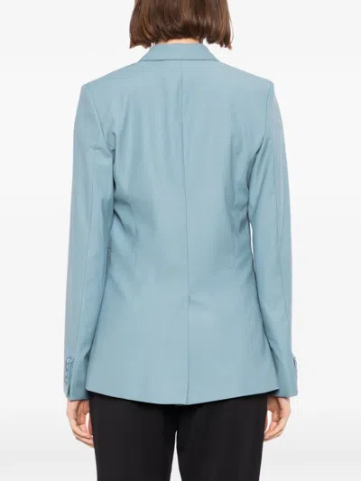 Blaklace Button-up Blazer In Blue
