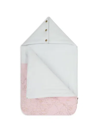 Alviero Martini Map-print Sleeping Bag In Pink
