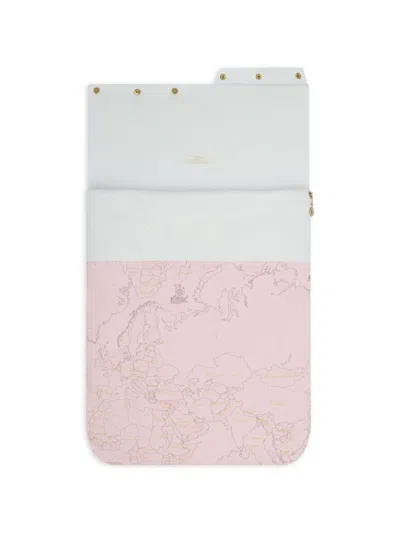 Alviero Martini Map-print Sleeping Bag In Pink