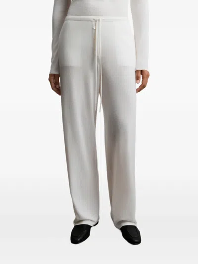 12 Storeez Drawstring Trousers In White