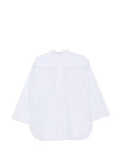 Aspesi Camicia In Popeline Di Cotone In White