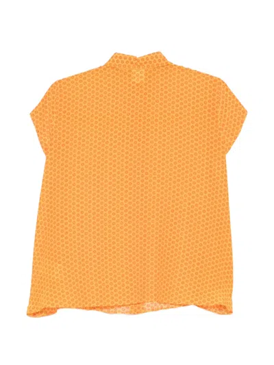Aspesi Patterned Shirt In Orange
