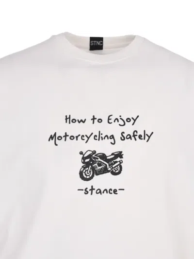 Stance Printed T-shirt In White
