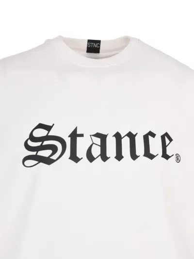 Stance Logo T-shirt In White