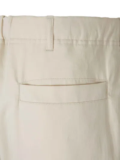 Lardini Elasticated Cargo Trousers In Neutral