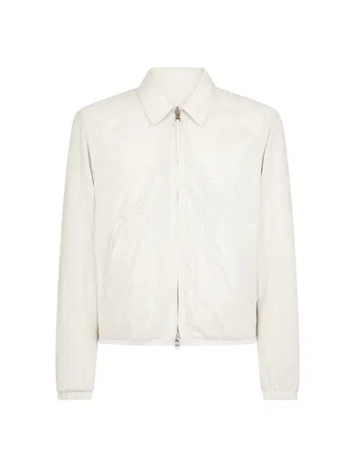 Tom Ford Perforated Jacket In White