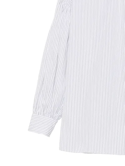 Aspesi Buttoned Striped Shirt In White