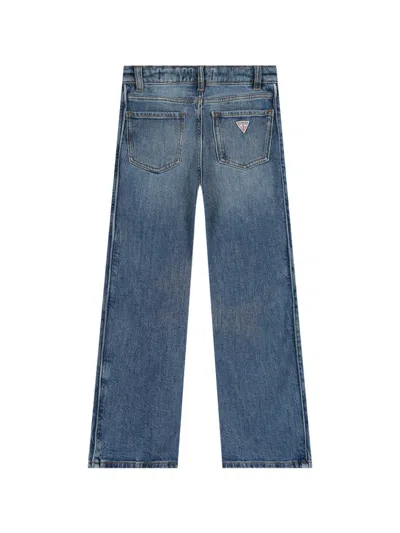 Guess Patch-pockets Jeans In Blue
