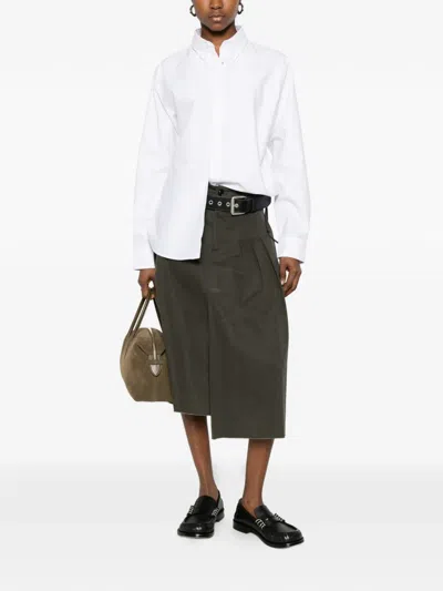 A.p.c. Buttoned Shirt In White