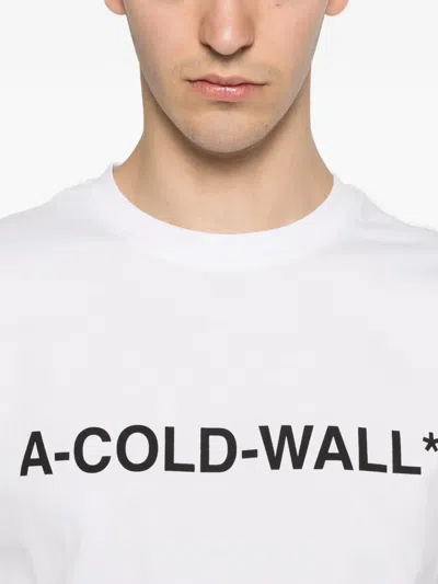 A-cold-wall* Logo-print T-shirt In White