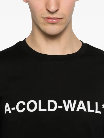 A-cold-wall* Logo-print T-shirt In Black