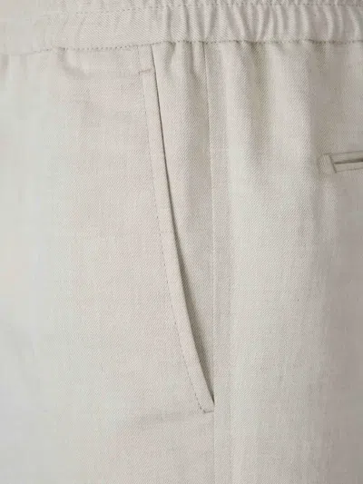 Brioni Drawstring Shorts In White