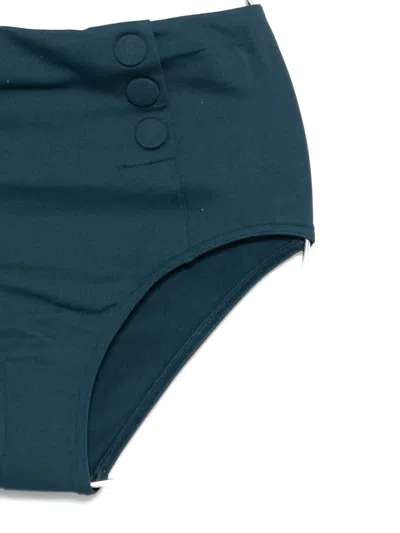 Eres Button-detail Bikini In Blue