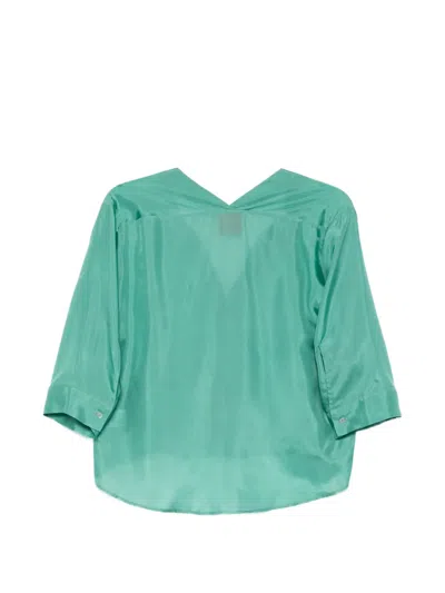 Merci Buttoned Shirt In Green