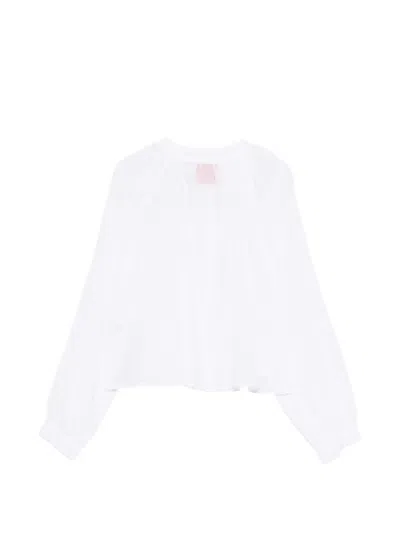 Merci Buttoned Shirt In White