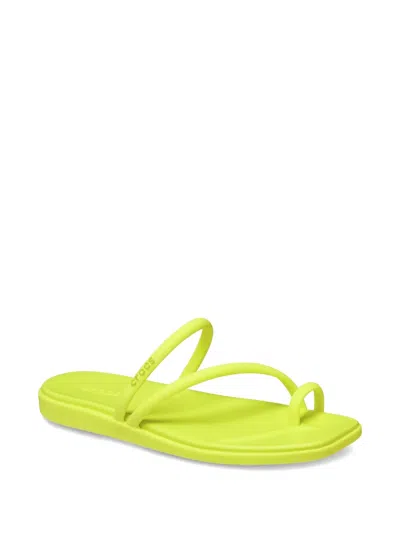 Crocs Miami Toe Loop Sandal In Green