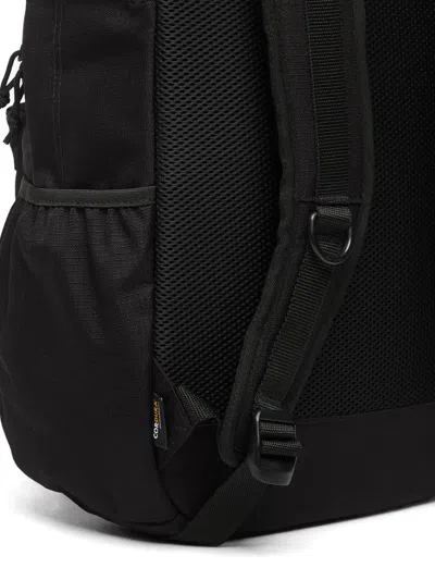 Vans Divert Logo-patch Backpack In Black
