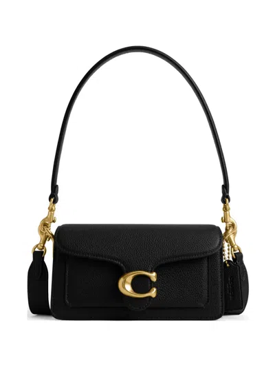 Coach Tabby Grain Leather Shoulder Bag In Black