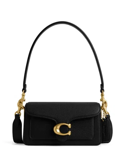Coach Tabby Grain Leather Shoulder Bag In Black