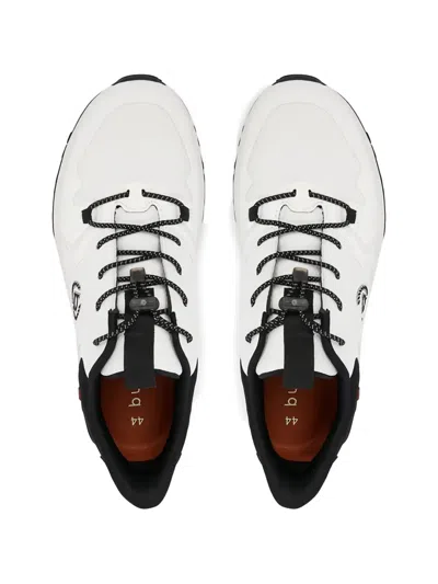 Bugatti Panelled Toggle-fastening Sneakers In White