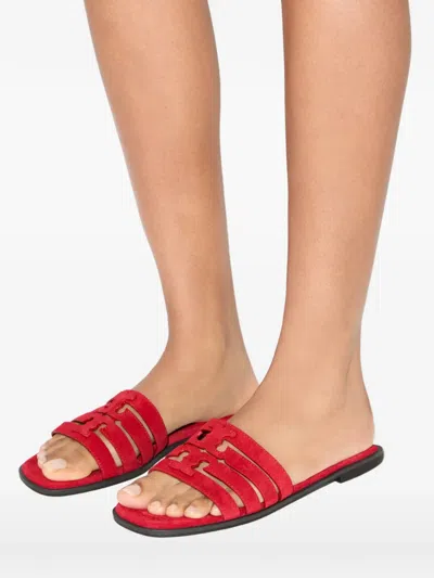 Tory Burch Ines Slides In Red