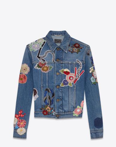 80's blue jean jacket